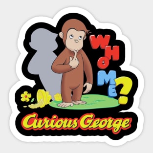 Curious George new 2 Sticker